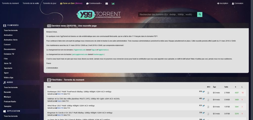 YggTorrent YggTorrent