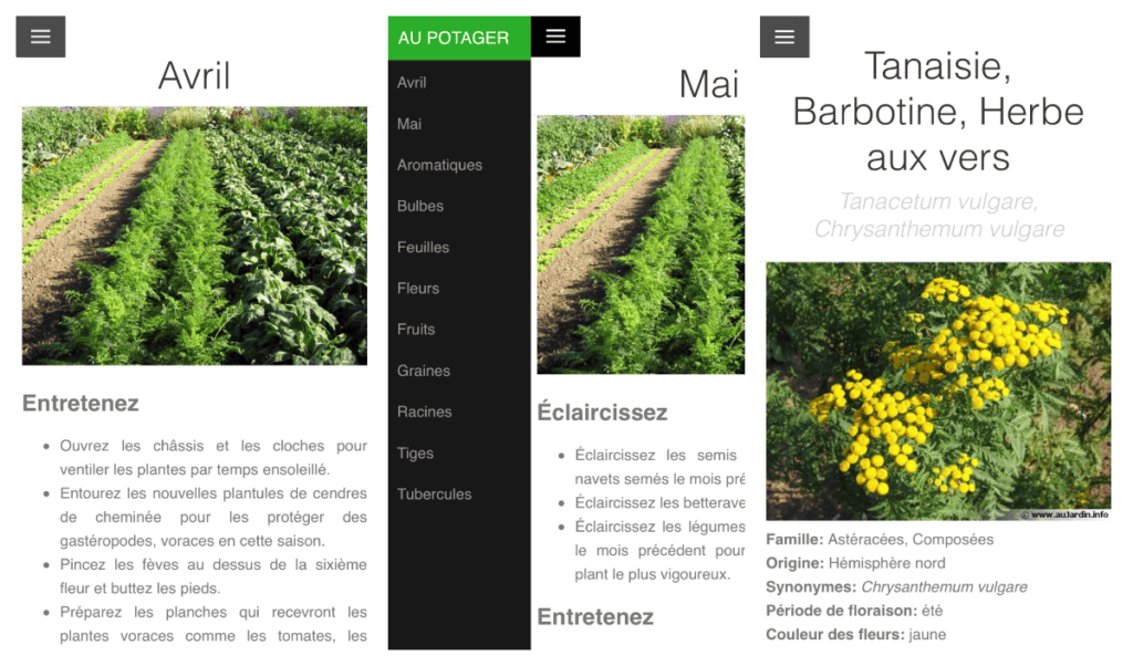 au potager app au potager app