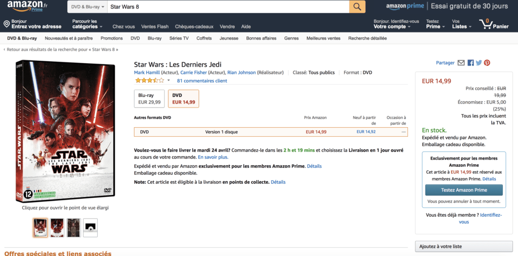 Star Wars 8 Amazon Prime Star Wars 8 Amazon Prime