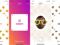 Capture d'écran Instagram Nametags