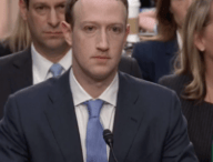 Mark Zuckerberg devant le Congrès américain // Source : YouTube