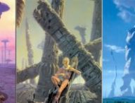 Artworks officiels de la trilogie Fondation  // Source : Michael Whelan