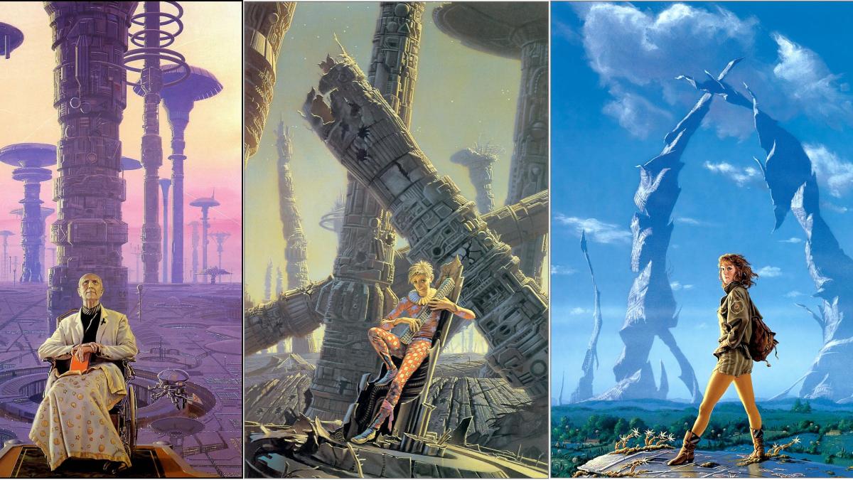 Artworks officiels de la trilogie Fondation // Source : Michael Whelan Artworks officiels de la trilogie Fondation // Source : Michael Whelan