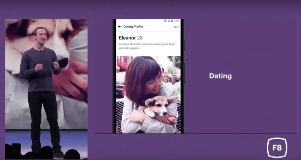 Extrait de la conf F8 de Facebook de 2018. YouTube/TIME Extrait de la conf F8 de Facebook de 2018. YouTube/TIME
