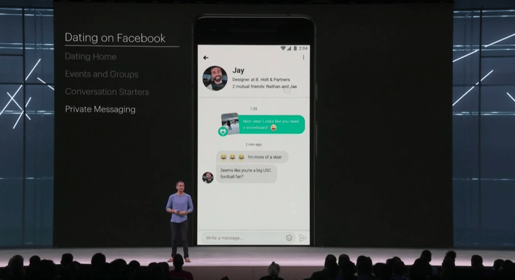 Extrait de la conf F8 de Facebook de 2018. YouTube/TIME