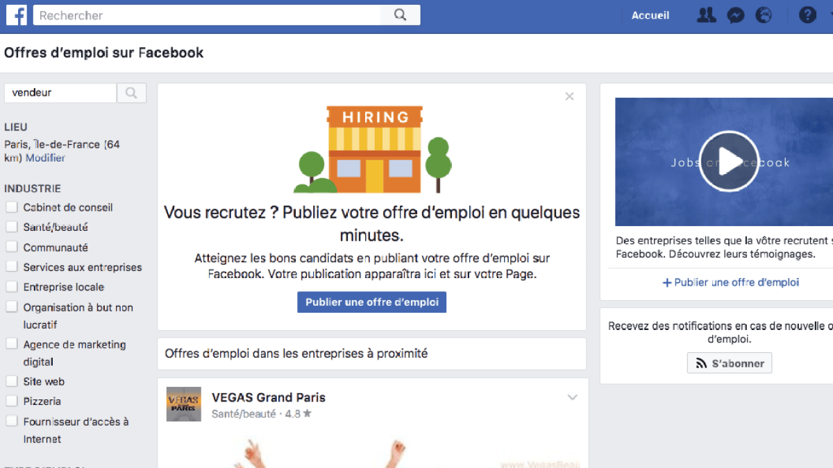 facebook jobs une facebook jobs une