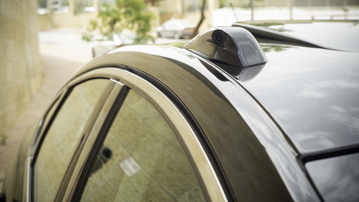 The Intel Mobileye autonomous car is equipped with 12 cameras to create a comprehensive end-to-end solution. Intel and Mobileye, an Intel Company, announced on May 17, 2018, that they are testing the first cars in a 100-car autonomous vehicle fleet on the streets of Jerusalem to demonstrate Intel's approach to making safe autonomous driving a reality. (Credit: Intel Corporation) The Intel Mobileye autonomous car is equipped with 12 cameras to create a comprehensive end-to-end solution. Intel and Mobileye, an Intel Company, announced on May 17, 2018, that they are testing the first cars in a 100-car autonomous vehicle fleet on the streets of Jerusalem to demonstrate Intel's approach to making safe autonomous driving a reality. (Credit: Intel Corporation)