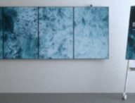 Surface Hub 2 mur trépied // Source : Microsoft