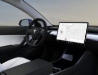 Tesla Model 3, intérieur // Source : Tesla