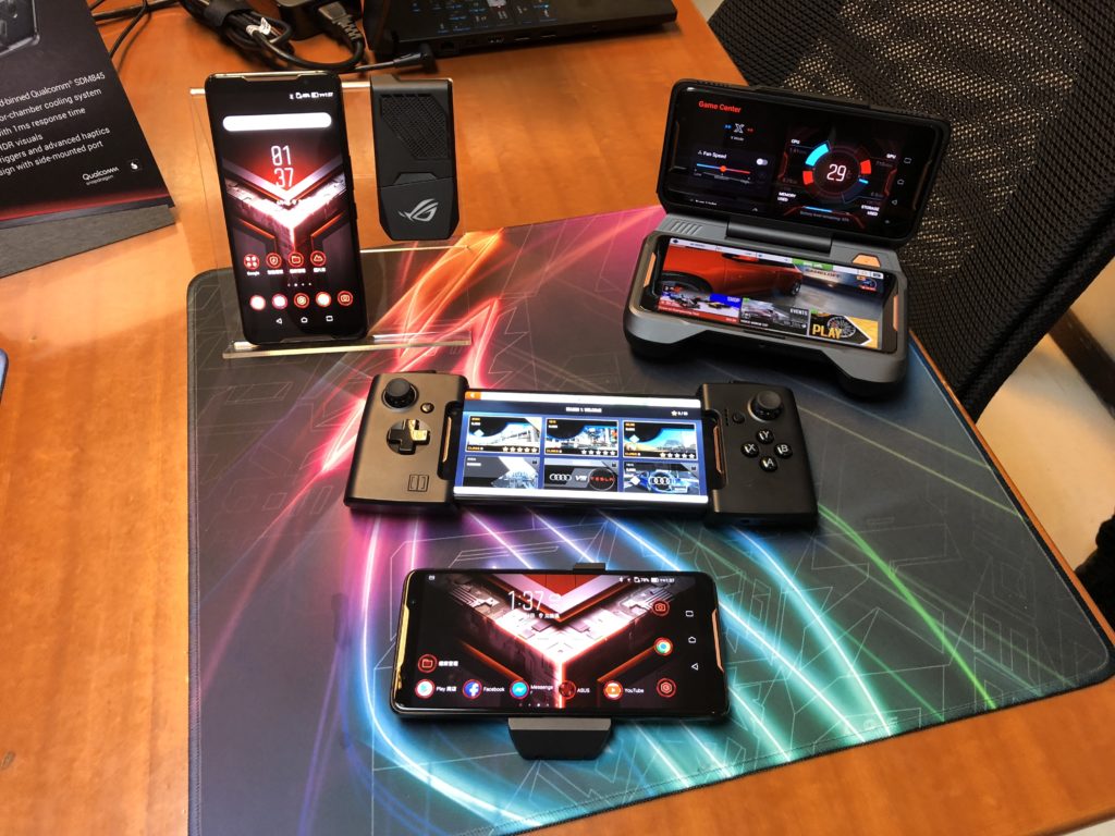 Quelques-uns des smartphone gaming déjà disponibles sur le marché // Source : Cassim Ketfi/Frandroid
