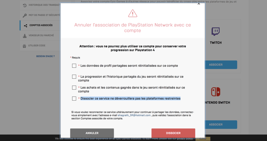 Fortnite compte PS4 Fortnite compte PS4