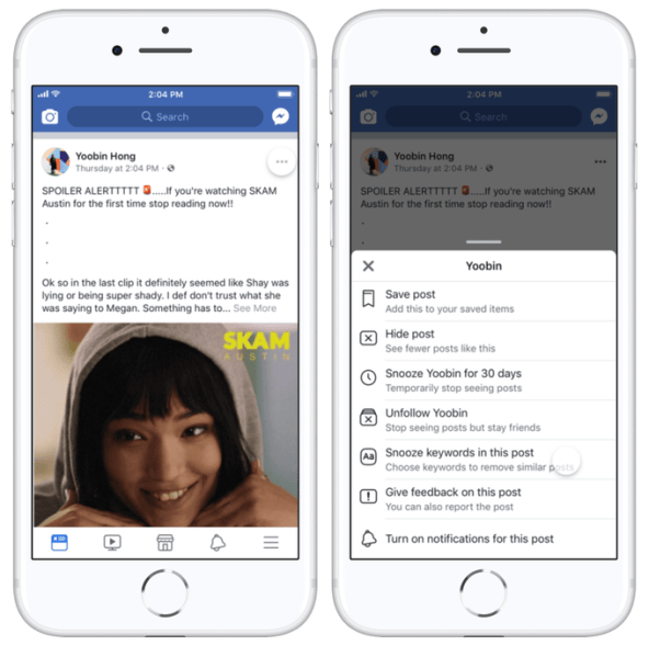 Capture d'écran de l'option Snooze obtenue par TechCrunch Capture d'écran de l'option Snooze obtenue par TechCrunch