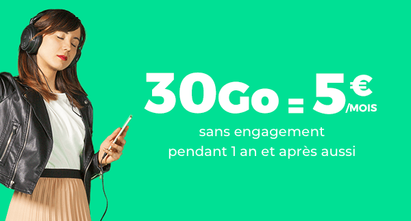 forfait sfr 30 go à 5 euros