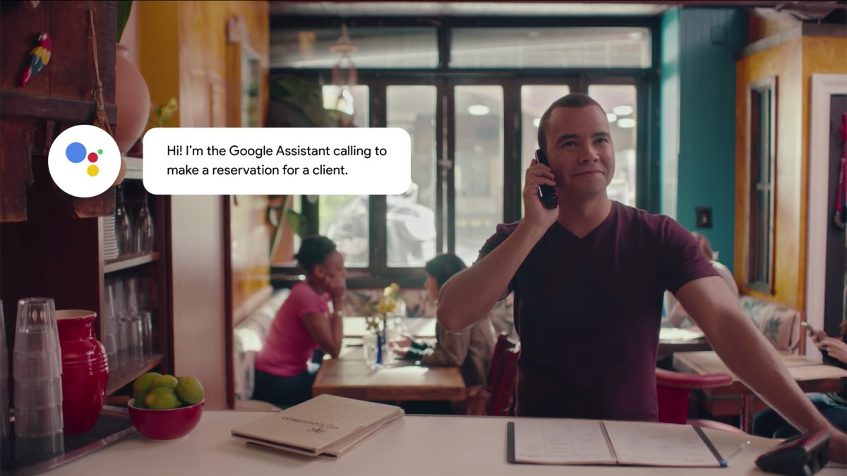 Démonstration de Google Duplex. // Source : Google Démonstration de Google Duplex. // Source : Google