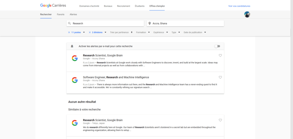 Google IA Ghana