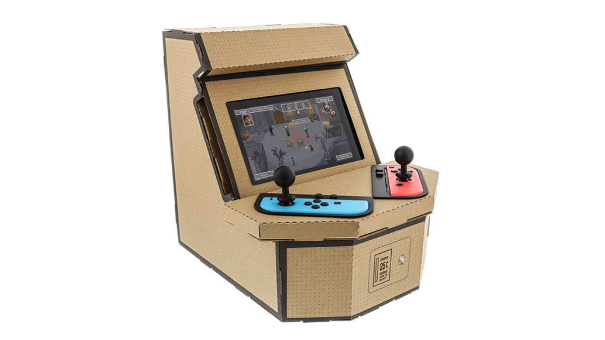Borne arcade en carton de la Switch Borne arcade en carton de la Switch