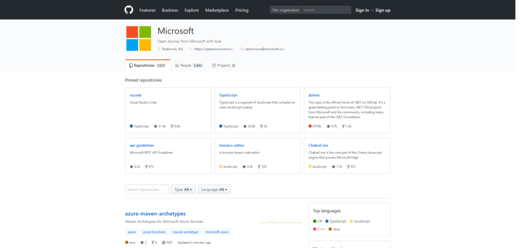 Microsoft GitHub Microsoft GitHub