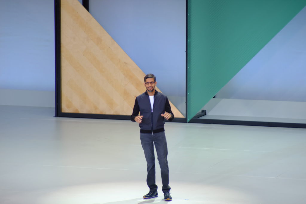 Sundar Pichai, le CEO de Google // Source : CC Steven Zimmerman Sundar Pichai, le CEO de Google // Source : CC Steven Zimmerman