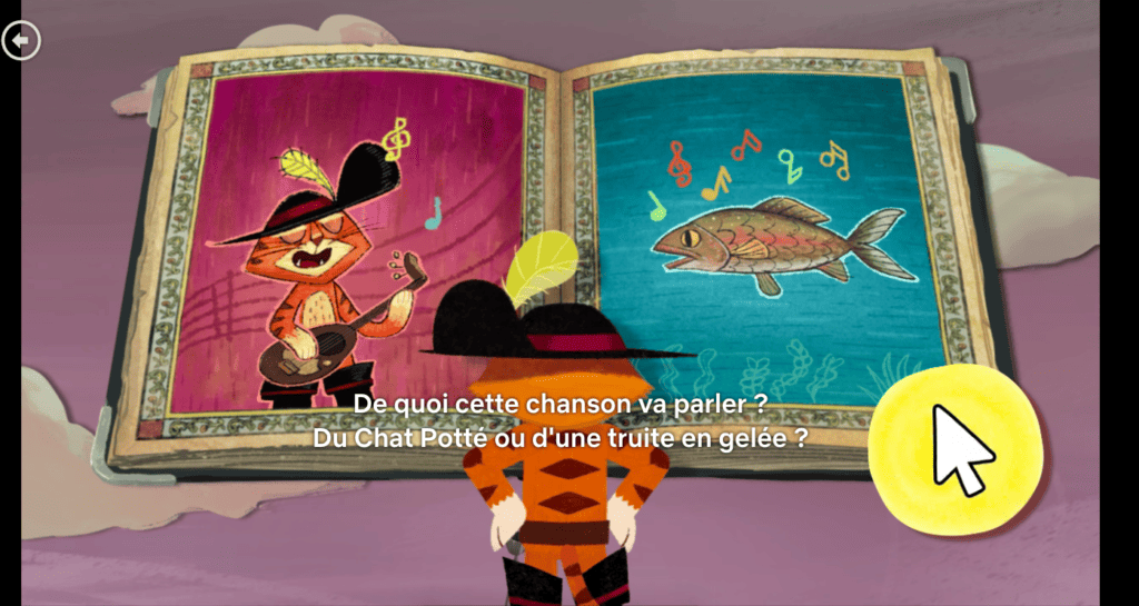 Capture d'écran de L'épopée du Chat Potté sur Netflix Capture d'écran de L'épopée du Chat Potté sur Netflix
