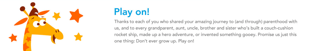 Le message d'adieu de Toys 'R' Us Le message d'adieu de Toys 'R' Us