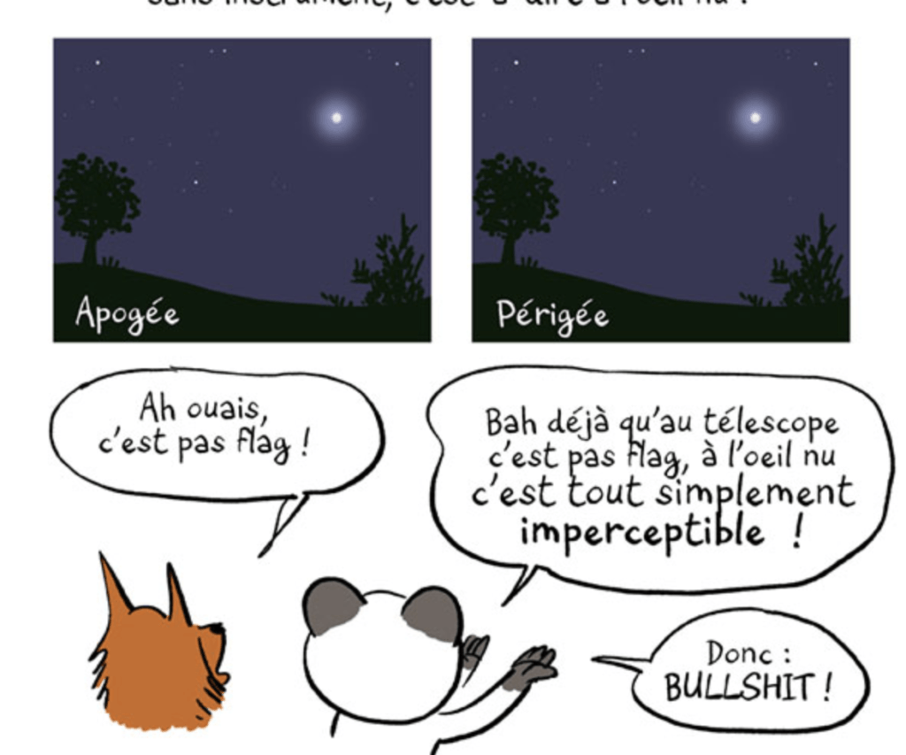Extrait de la BD de Lepitech montrant la différence visible // Source : Lepitech Extrait de la BD de Lepitech montrant la différence visible // Source : Lepitech