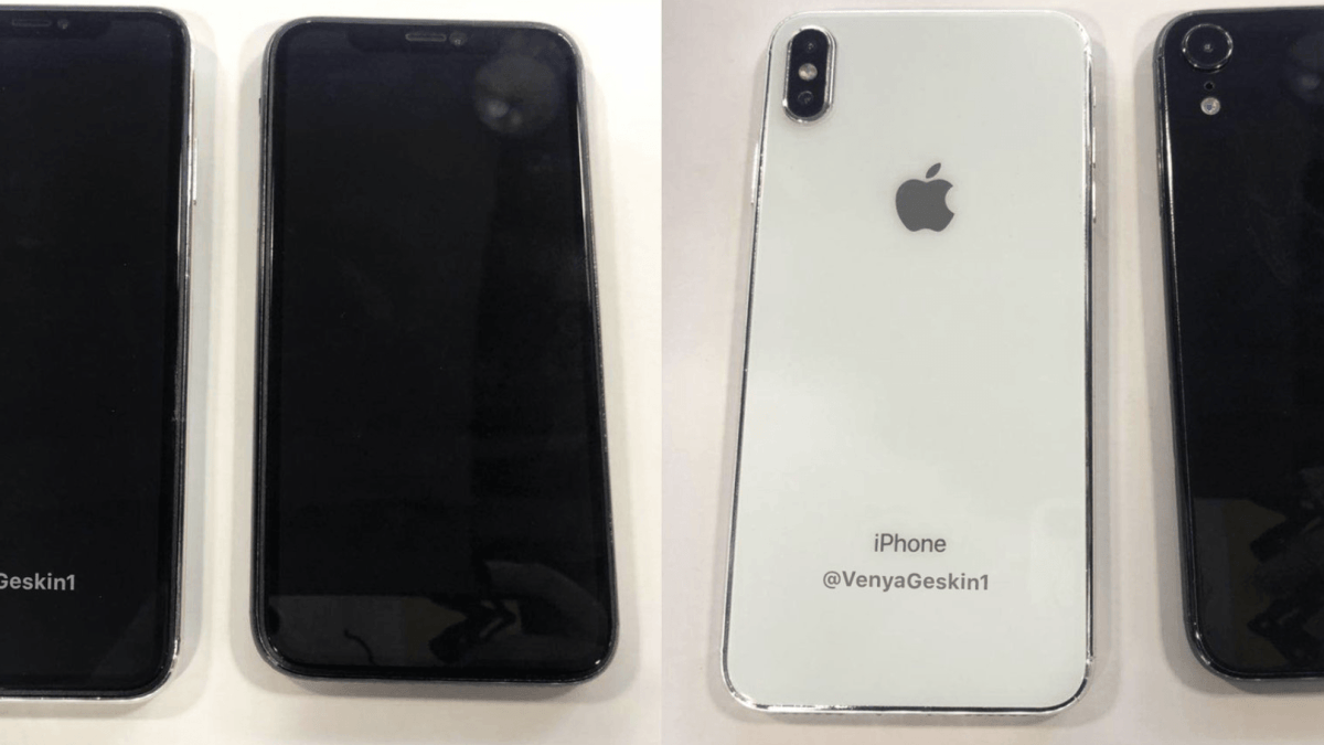 Leak iPhone 2018 // Source : Twitter Ben Geskin Leak iPhone 2018 // Source : Twitter Ben Geskin
