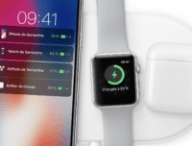 AirPods sur AirPower // Source : Apple