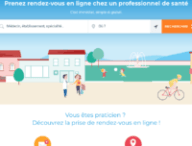Doctolib va ouvrir les téléconsultations l'année prochaine. // Source : Capture d'écran du site Doctolib prise le 12 juillet 2018