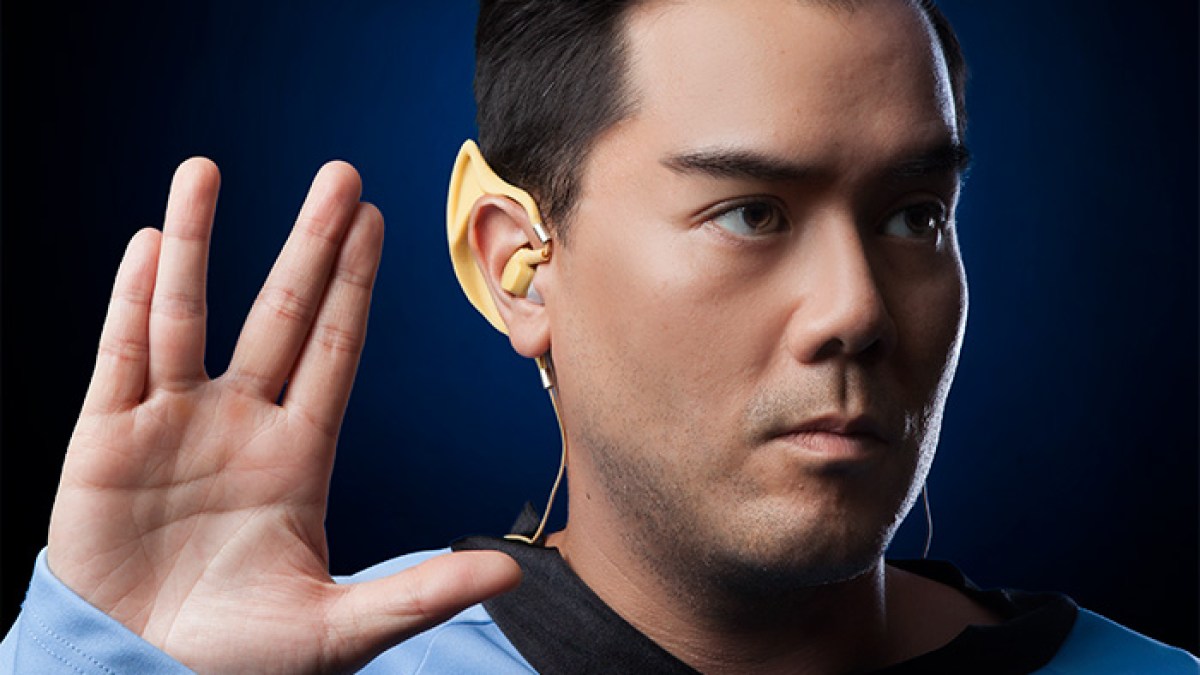 Star Trek Wireless Vulcan Earbuds // Source : ThinkGeek Star Trek Wireless Vulcan Earbuds // Source : ThinkGeek