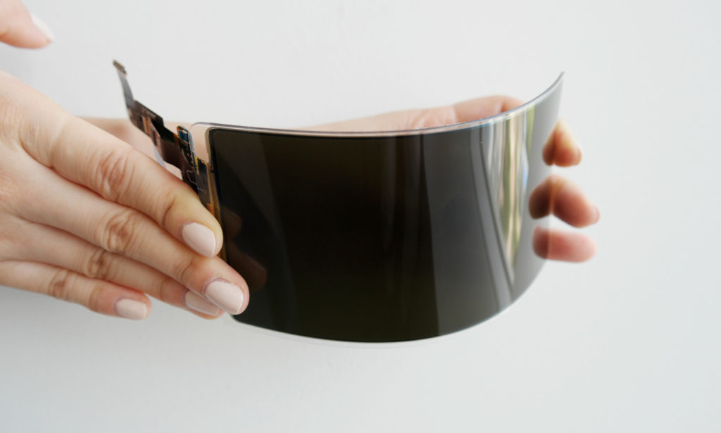 Samsung écran OLED incassable // Source : Samsung Samsung écran OLED incassable // Source : Samsung