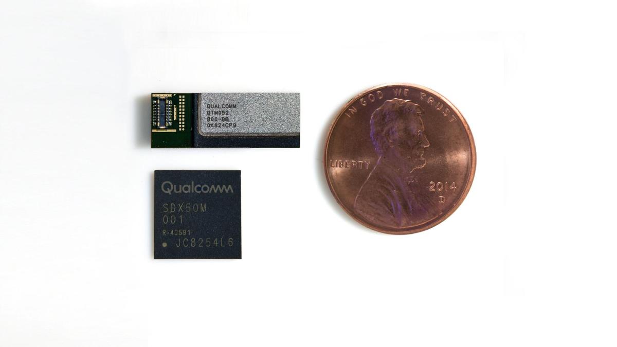 Le Snapdragon X50 est le premier modem 5G commercial de Qualcomm. // Source : Qualcomm Le Snapdragon X50 est le premier modem 5G commercial de Qualcomm. // Source : Qualcomm