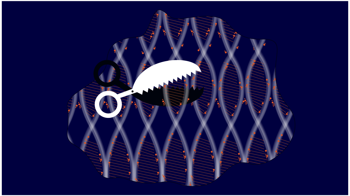 CRISPR, le ciseau génétique. // Source : Numerama CRISPR, le ciseau génétique. // Source : Numerama