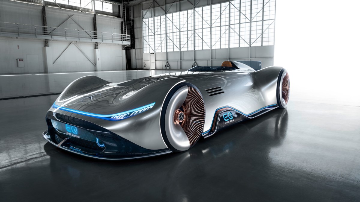 Mercedes Vision EQ Silver Arrow // Source : Mercedes-Benz Mercedes Vision EQ Silver Arrow // Source : Mercedes-Benz