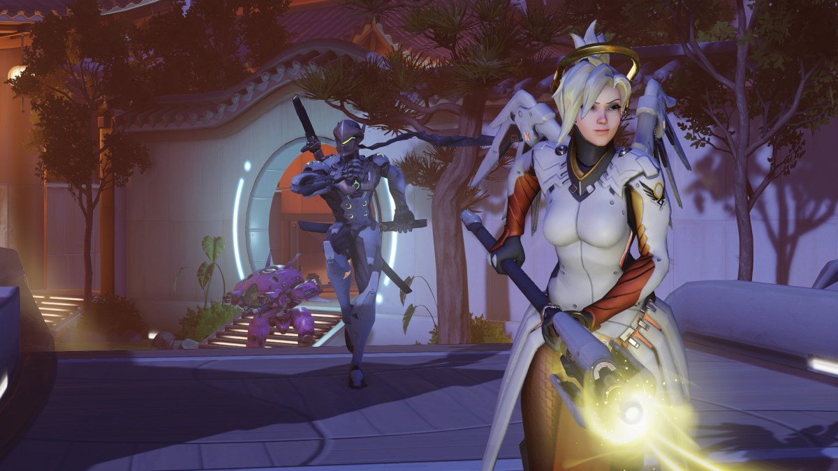 Ange et Genji // Source : Overwatch Ange et Genji // Source : Overwatch