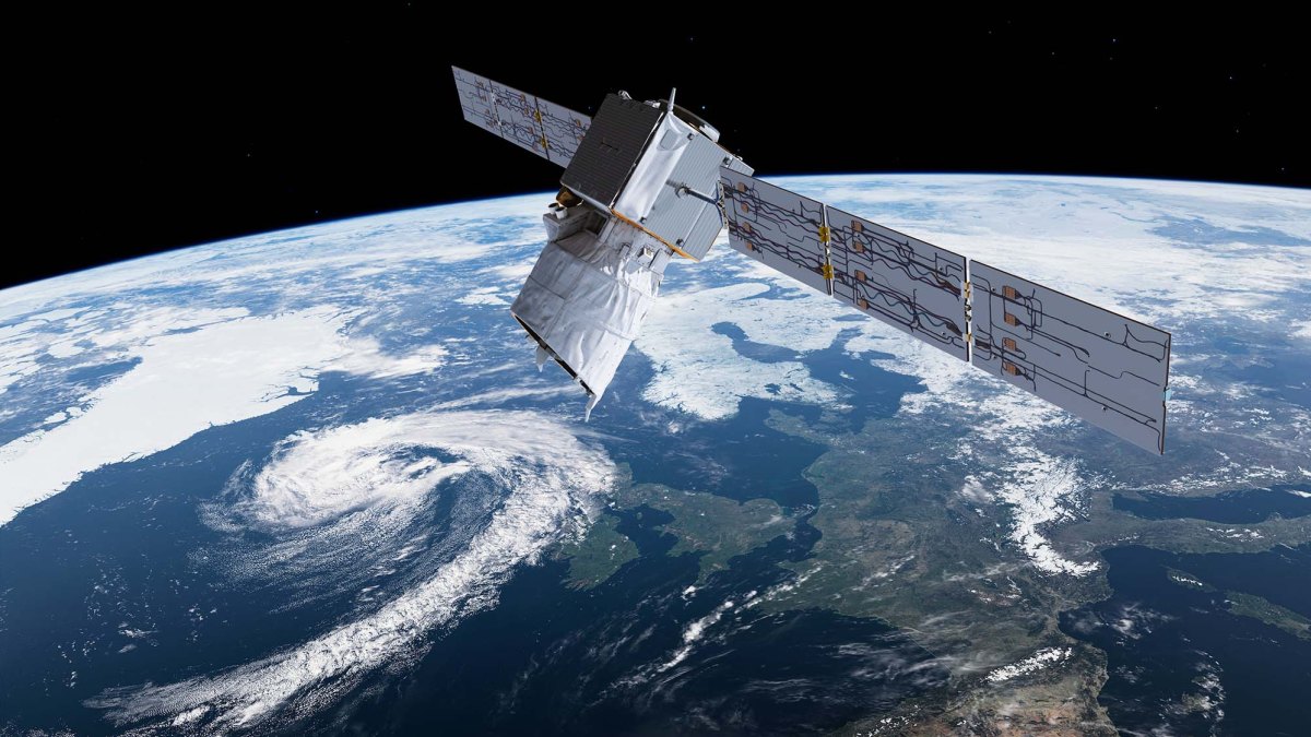 Le satellite Aeolus. // Source : European Space Agency Le satellite Aeolus. // Source : European Space Agency