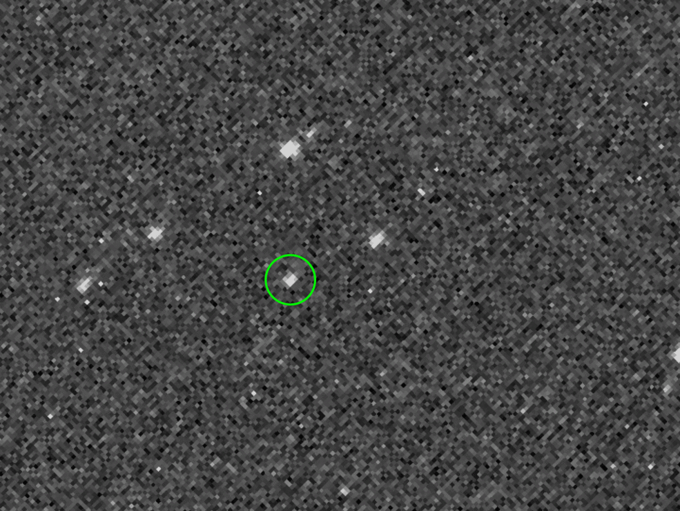 Bénou à 2,2 millions de km // Source : Nasa Bénou à 2,2 millions de km // Source : Nasa