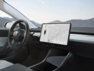 Tesla Model 3 intérieur // Source : Tesla