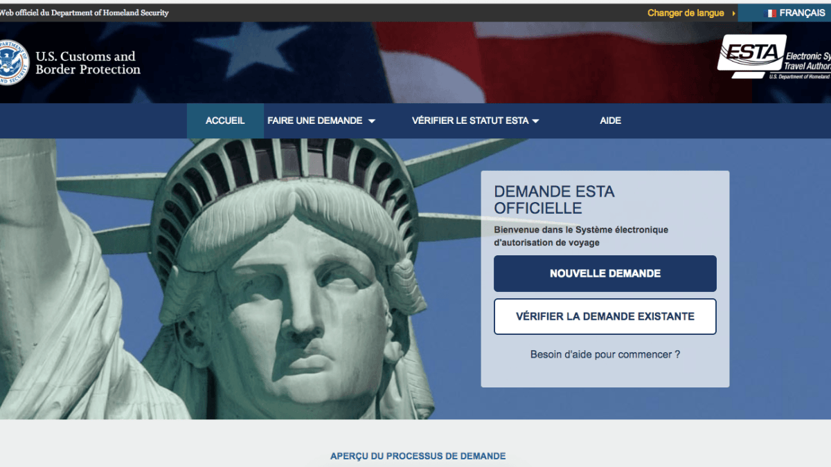 Site officiel du département de la sécurité du territoire américain // Source : Department of Homeland Security Site officiel du département de la sécurité du territoire américain // Source : Department of Homeland Security