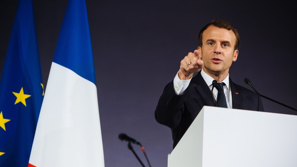Emmanuel Macron. // Source : Mike Bloomberg Emmanuel Macron. // Source : Mike Bloomberg