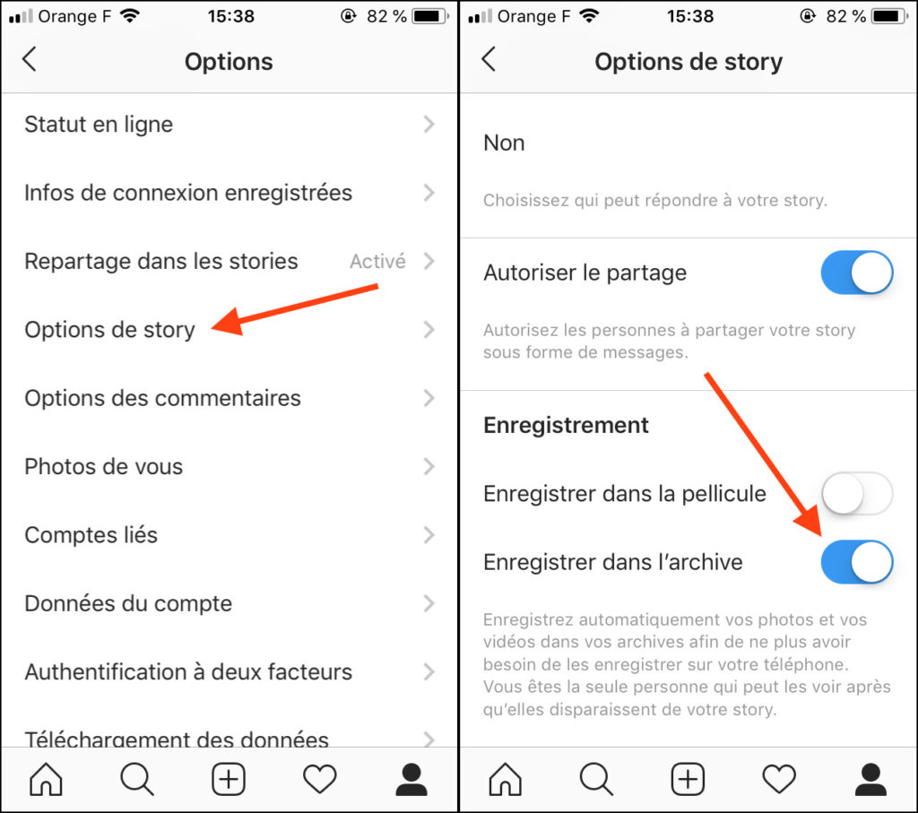 Captures d'écran d'un compte Instagram // Source : Instagram Captures d'écran d'un compte Instagram // Source : Instagram