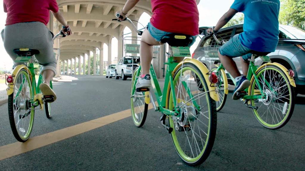 Un vélo Lime. // Source : Lime Un vélo Lime. // Source : Lime