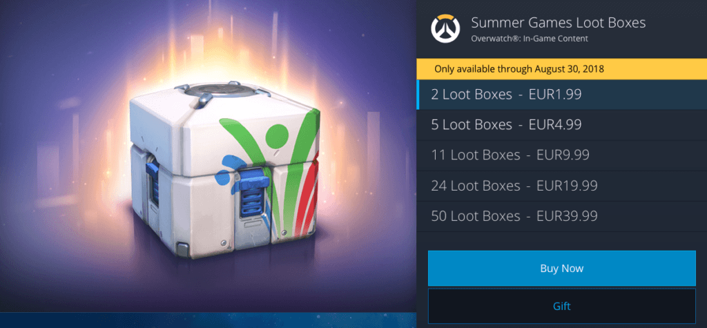 Offre de coffres à butin sur Overwatch // Source : Overwatch Offre de coffres à butin sur Overwatch // Source : Overwatch