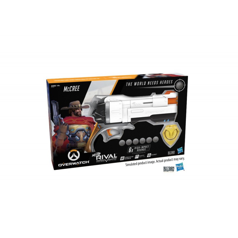 Pistolet Nerf McCree // Source : Hasbro Pistolet Nerf McCree // Source : Hasbro
