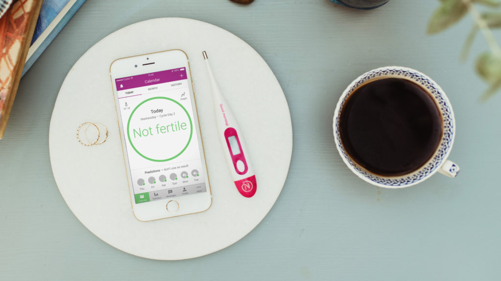 L'application prétend être une contraception efficace. // Source : Natural Cycles Kit de presse L'application prétend être une contraception efficace. // Source : Natural Cycles Kit de presse