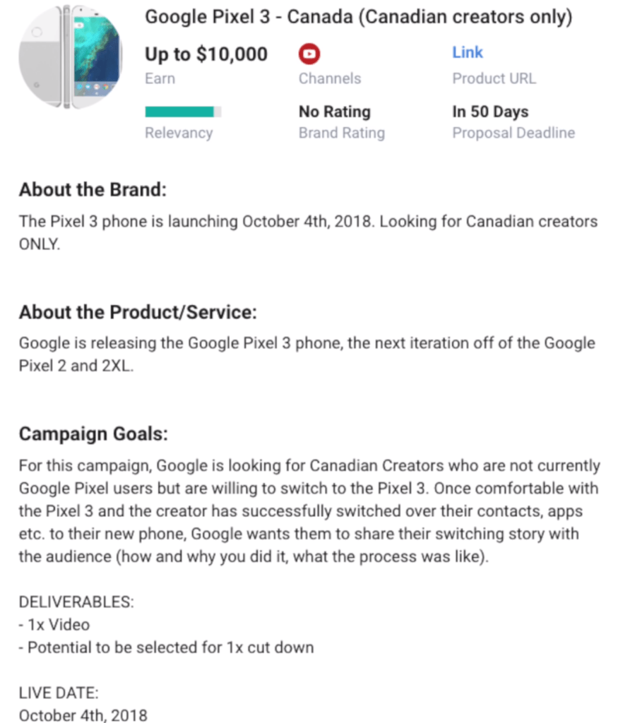 Google Pixel 3 sur Famebit // Source : Android Police Google Pixel 3 sur Famebit // Source : Android Police