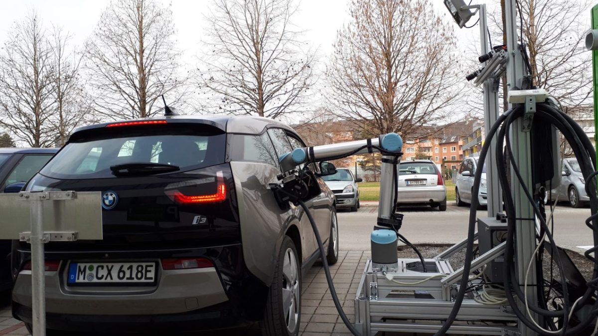 Une voiture en pleine charge // Source : Université de Graz Une voiture en pleine charge // Source : Université de Graz