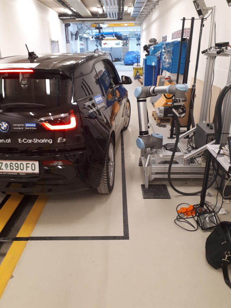 Voiture en charge // Source : Université de Graz Voiture en charge // Source : Université de Graz