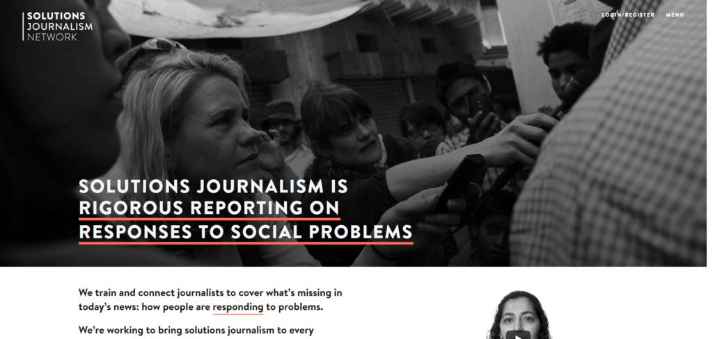 Solutions Journalism Network Solutions Journalism Network