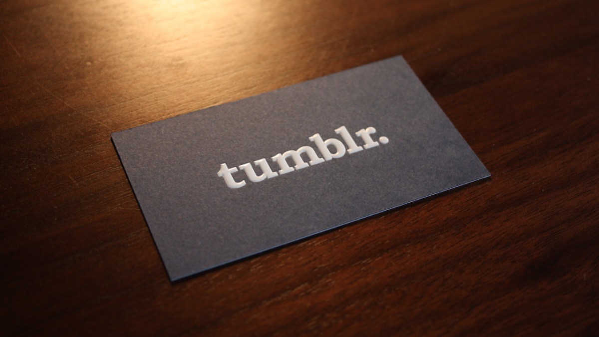Le logo Tumblr. // Source : Tumblr Le logo Tumblr. // Source : Tumblr