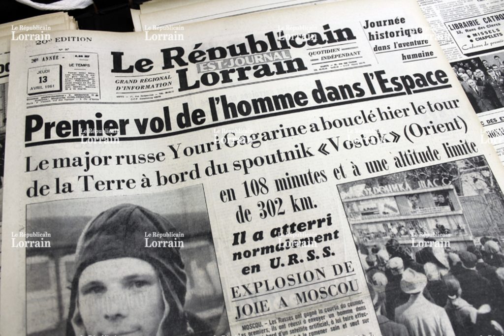 Youri Gagarine // Source : Le Républicain Lorrain Youri Gagarine // Source : Le Républicain Lorrain